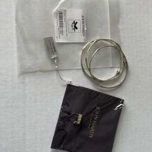 John Hardy WM Bamboo set of 3 slim bangles